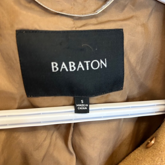 Babaton Camel Wool Peacoat | S - Picture 6 of 8